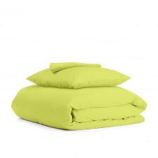 Подростковая постель с простыней на резинке COSAS Лайм 160х220 см