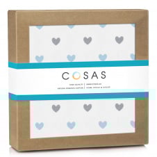 Байкові пелюшки LOVE COSAS Блакитний 80х100 см