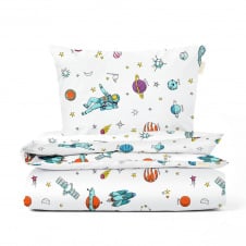 Подростковая постель без простыни SPACEMAN CS1 COSAS Белый 155х215 см