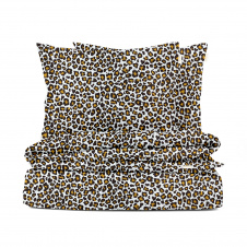 Полуторна постіль без простирадла Leopard COSAS Бежевий 160х220 см