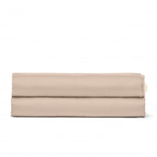 Простыня полутораспальная COSAS MAGNOLIA Ранфорс 155х240 см бежевый