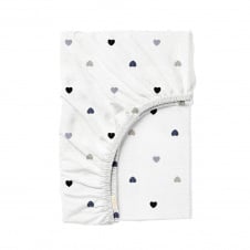 Простыня на резинке 160х200 см LOVE COSAS белый