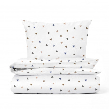 Подростковый комплект без простыни COSAS DELTA Ранфорс 155х215 см Белый