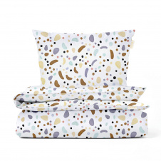 Підліткова постіль без простирадла COLORFUL STONES COSAS Бежевий 155х215 см