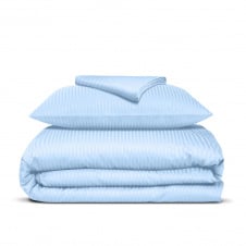 Детское постельное белье сатин в кроватку MAYA Cosas Голубой 110х140 см