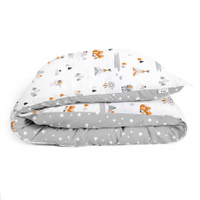 Детский пододеяльник COSAS DREAM ANIMALS Ранфорс 110х140 см Белый