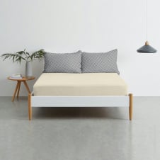 Набор наволочки и простыня COSAS GREY DOTS & BISCUIT Ранфорс 220х240 см Серый