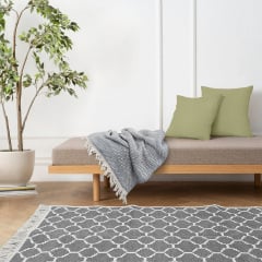 Ковер хлопковый Cosas ETHNIC CS3 60х90 см Серый Ковель