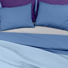 Плед-покривало вафельне COSAS 230х240 см Cloud Greek Waffle Небесний Братське