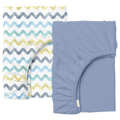 Набір простирадло на резинці 180х200 см 2 шт SEASCAPE Cosas Різнокольоровий Кам'янець-Подільський