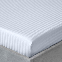 Простыня полуторная сатин 155х240 см PORCELAIN Cosas Белый Братское