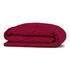 Евро постель с простыней на резинке Ruby CS6 COSAS Бордовый 200х220 см Гуляйполе