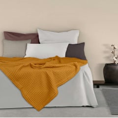Покривало 75x95 Curcuma Greek Waffle COSAS гірчичний Охтирка
