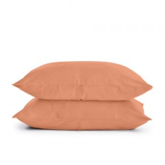 Півтораспальний комплект без простирадла COSAS AMBER Ранфорс 160х220 см Терракот Коростень