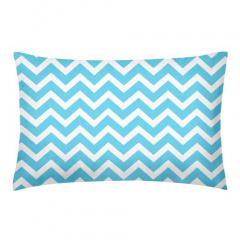 Дитяча наволочка COSAS SKY ZIGZAG Ранфорс 40х60 см Блакитний Дніпрорудне