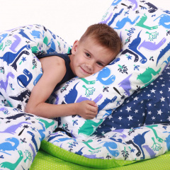 Дитяча наволочка COSAS BLUE DINO Ранфорс 40х60 см Синій Запоріжжя