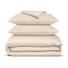 Двухспальное постельное белье сатин BISCOTTI Cosas Бежевый 180х220 см Новая Каховка