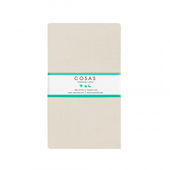 Набор Простыня на резинке 140х200 см BEIGE BLACK COSAS Киев