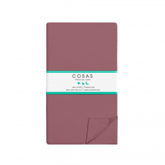 Сімейна постіль з простирадлом на резинці Blueberry COSAS Сливовий 2х160х220 см Олександрія