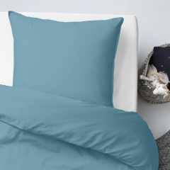 Підліткова постіль з простирадлом на гумці AZURE CS1 COSAS бірюзовий 155х215 см Нова Каховка