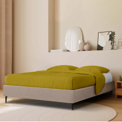 Ліжко двоспальне COSAS Kiwi Latte 160х200 см Бежевий Київ