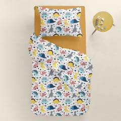 Набір наволочок Cosas FUNNY DINO 40х60 см Блакитний Дубно