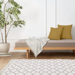 Плед хлопковый COSAS DIAMOND 180х230 см Серый Переяслав-Хмельницкий