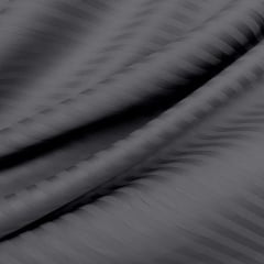 Подростковая постель сатин с простыней на резинке STONE CS1 Cosas Антрацит 160х220 см Весёлое