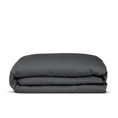 Підліткова постіль сатин з простирадлом на гумці LAVA CS1 Cosas Графіт 160х220 см Дніпро