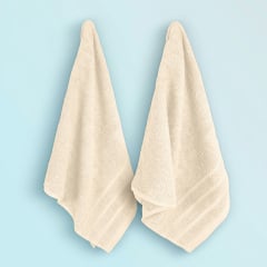 Рушники махрові Cosas Biscuit 2 шт Бежевий Гуляйполе