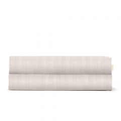 Полуторна постільна білизна сатин ALMOND Cosas Кремовий 160х220 см Камінь-Каширський