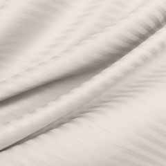 Полуторна постільна білизна сатин ALMOND Cosas Кремовий 160х220 см Камінь-Каширський