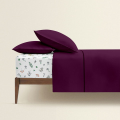 Двоспальна постіль з простирадлом на гумці Plum CS9 COSAS Марсала 180х220 см Київ