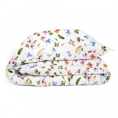 Подростковая постель с простыней на резинке COSAS Happy Birds CS2 160х220 см Разноцветный Коломыя