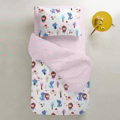 Дитяча наволочка COSAS RED RIDING HOOD Ранфорс 40х60 см Білий Нікополь