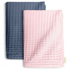 Вафельні рушники COSAS Jam Greek Waffle Синьо-рожевий 2 шт Київ