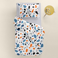 Подростковая постель с простыней на резинке GEMSTONES CS3 Cosas оранжевый 160х220 см Гуляйполе