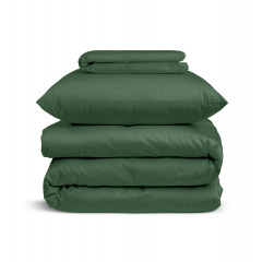 Дитяча постільна білизна сатин у ліжечко GREEN Cosas Зелений 110х140 см Дніпрорудне