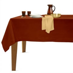 Скатертина на стіл водовідштовхувальна Cosas 160х300 CINNAMON Бородянка
