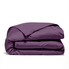 Євро постільна білизна сатин Violet 70 COSAS Фіолетовий 200х220 см Іршава