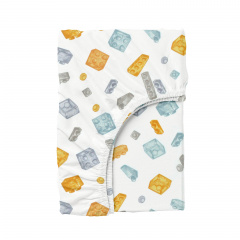 Детская простыня COSAS CONSTRUCTOR Ранфорс 60х120х12 см Голубой Гуляйполе