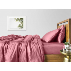 Евро пододеяльник COSAS ROSE SATIN 200х220 см Розовый Славута