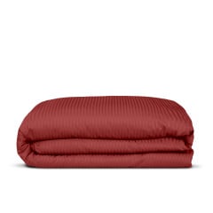 Подростковое постельное белье сатин BURGUNDY Cosas Красный 160х220 см Мелитополь