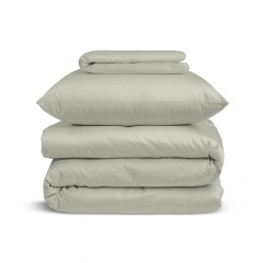 Подростковое постельное белье сатин SHADOW Cosas Оливка 160х220 см Пологи