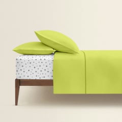 Евро постельное белье Lime CS3 COSAS Лайм 200х220 см Пологи