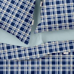 Євро постільна білизна Cell CS4 COSAS Блакитний 200х220 см Березнегувате