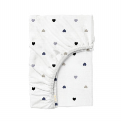 Простирадло на резинці в дитяче ліжечко 60х120 см LOVE CS1 COSAS Білий Прилуки