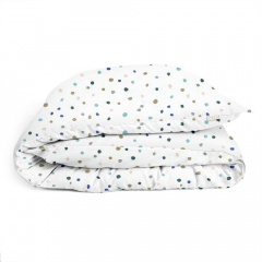 Дитячий комплект COSAS BLOT PAINTING Ранфорс 110х140 см Сірий/Білий Ясногородка