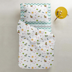 Дитяча постільна білизна Rockets CS3 COSAS Зелений 110х140 см Свеса