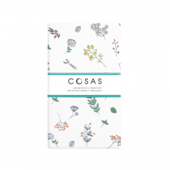 Двоспальна постіль з простирадлом на гумці BEIGE GEOMETRY CS19 COSAS Бежевий 180х220 см Петрове